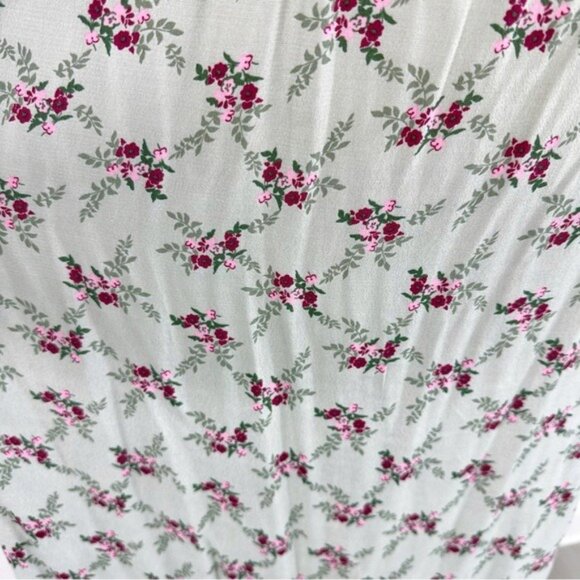 Wayf Longline Floral Print Halter Maxi Dress Size M - Picture 9 of 11